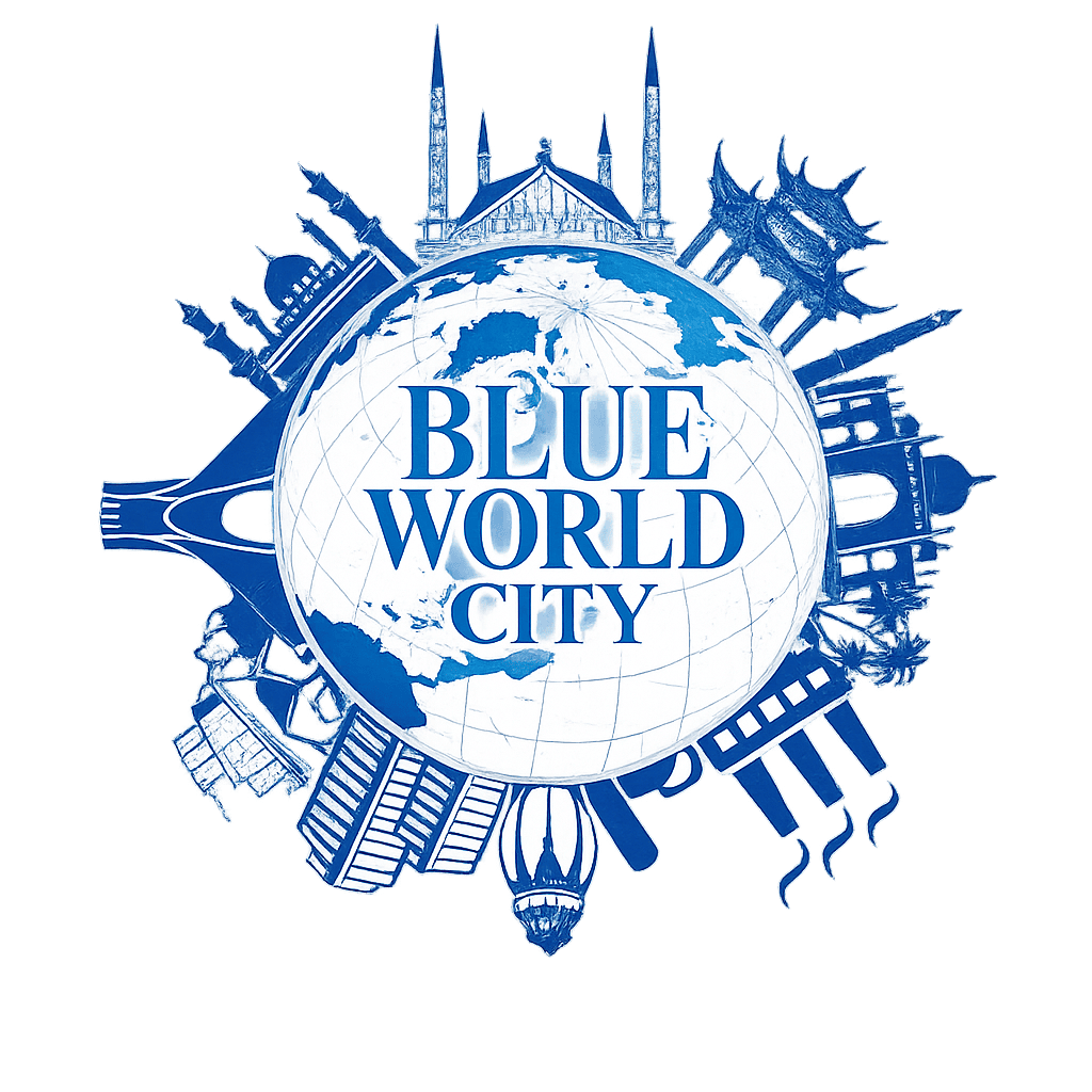 Blue World City logo
